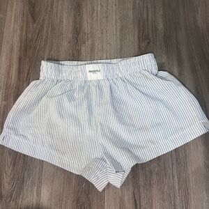 Princess Polly Sincar striped cotton blend boxer shorts
